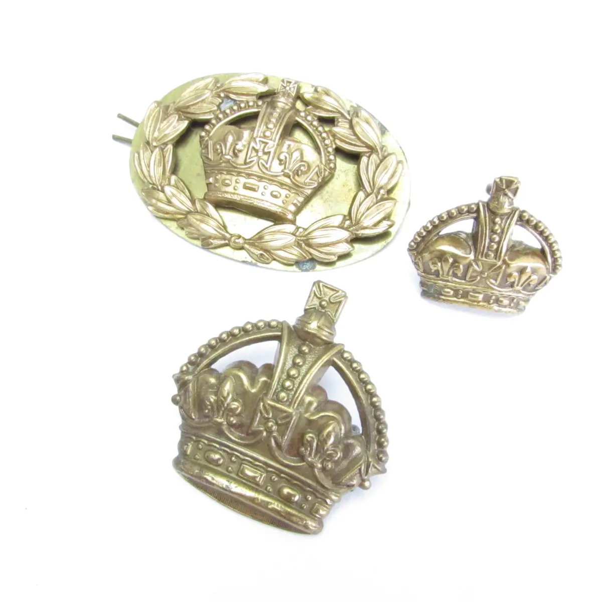 3X Crown Military Badges 1