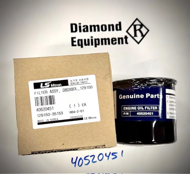Ls Tractors Oil Filter Assembly, 40520451 1