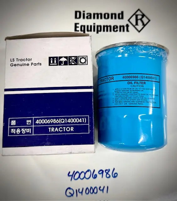 Ls Tractor Oil Filter, 40006986 1