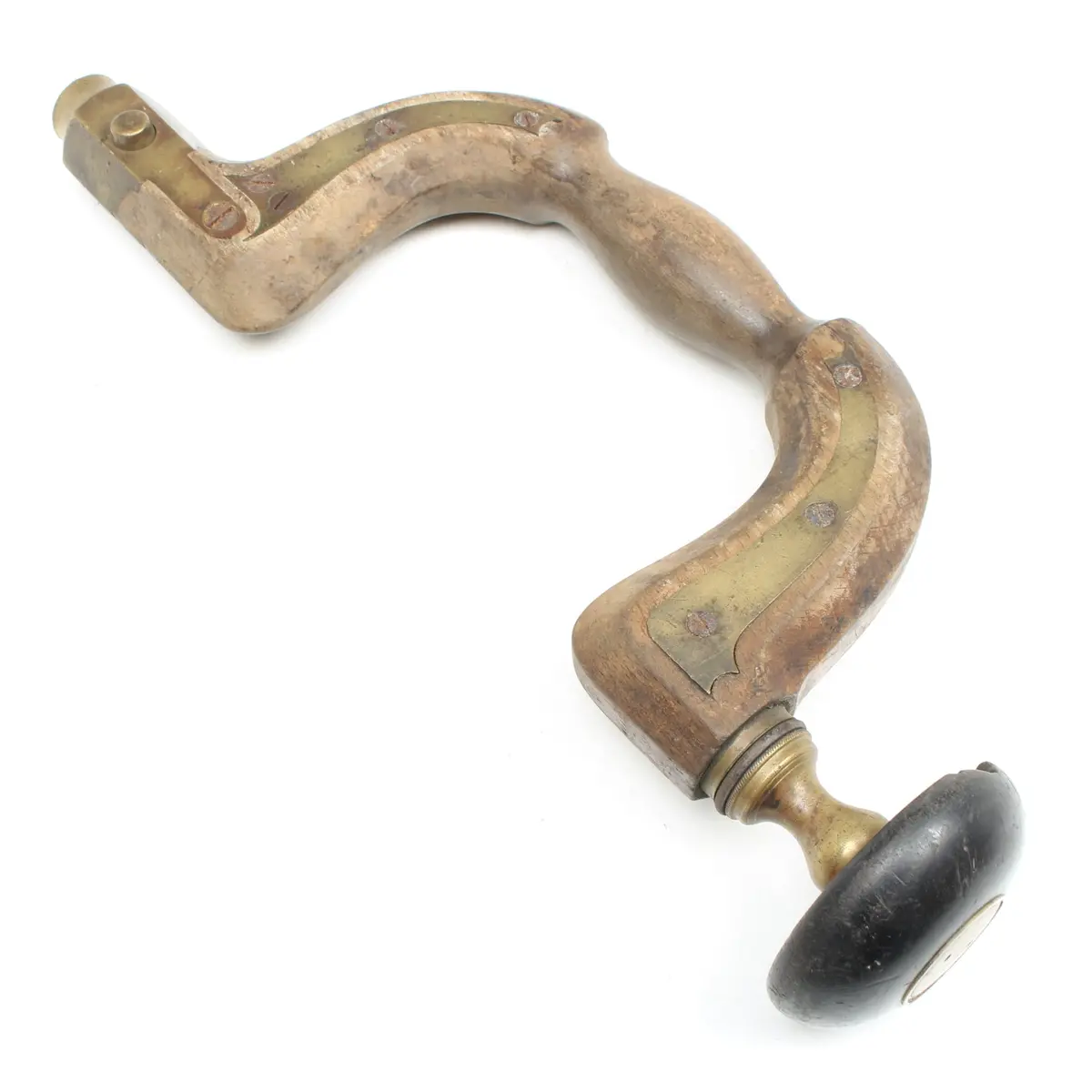 Old Wooden Button Brace (Display) 1