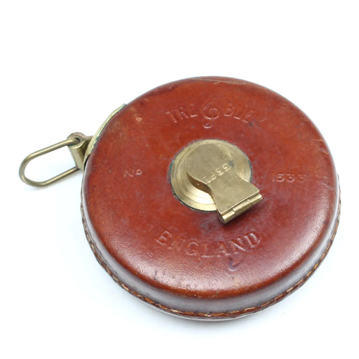 Chesterman Treble Leather Tape Measure No. 1533 - 33Ft 1