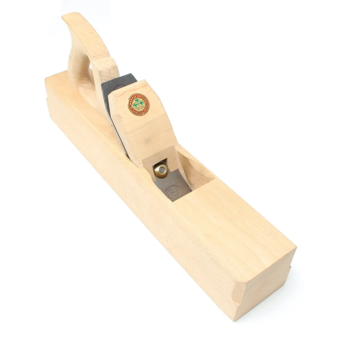 Sold - Old Wooden Marples Jack Plane - 17" (Beech) 1