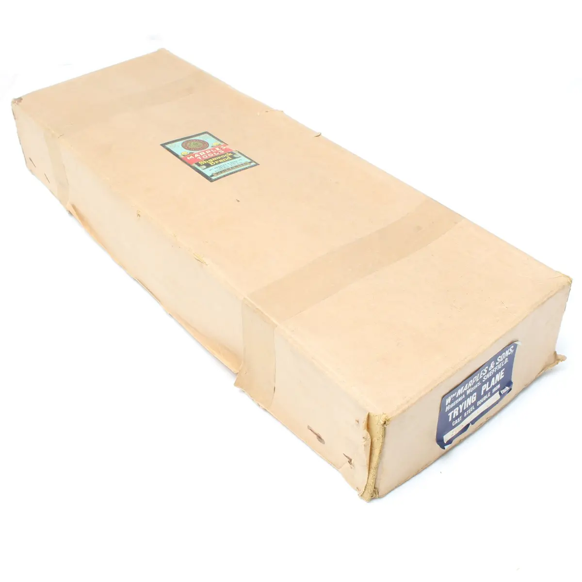 Sold - Old Wooden Marples Jointer Plane - 22" (Beech) 1