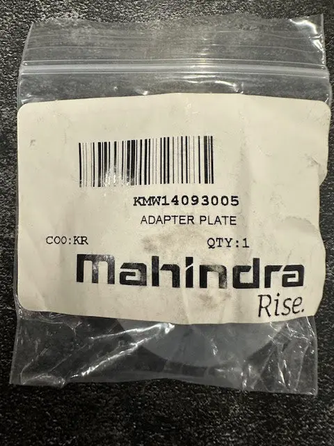 Mahindra Adapter Plate, Kmw14093005 1