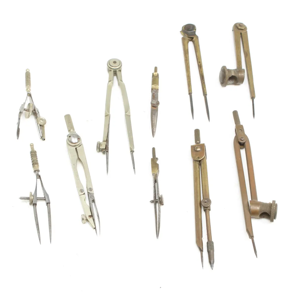 Collection Of Old Drawing Instruments 1