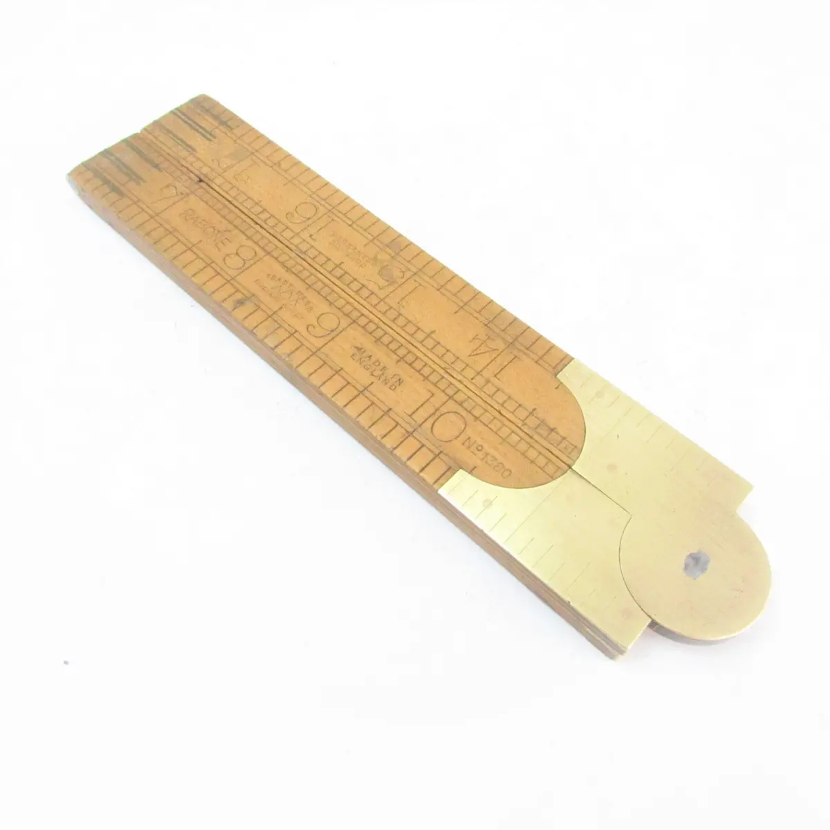 Sold - Rabone Hockley Abbey Folding Rule - No. 1380 (Boxwood) 1