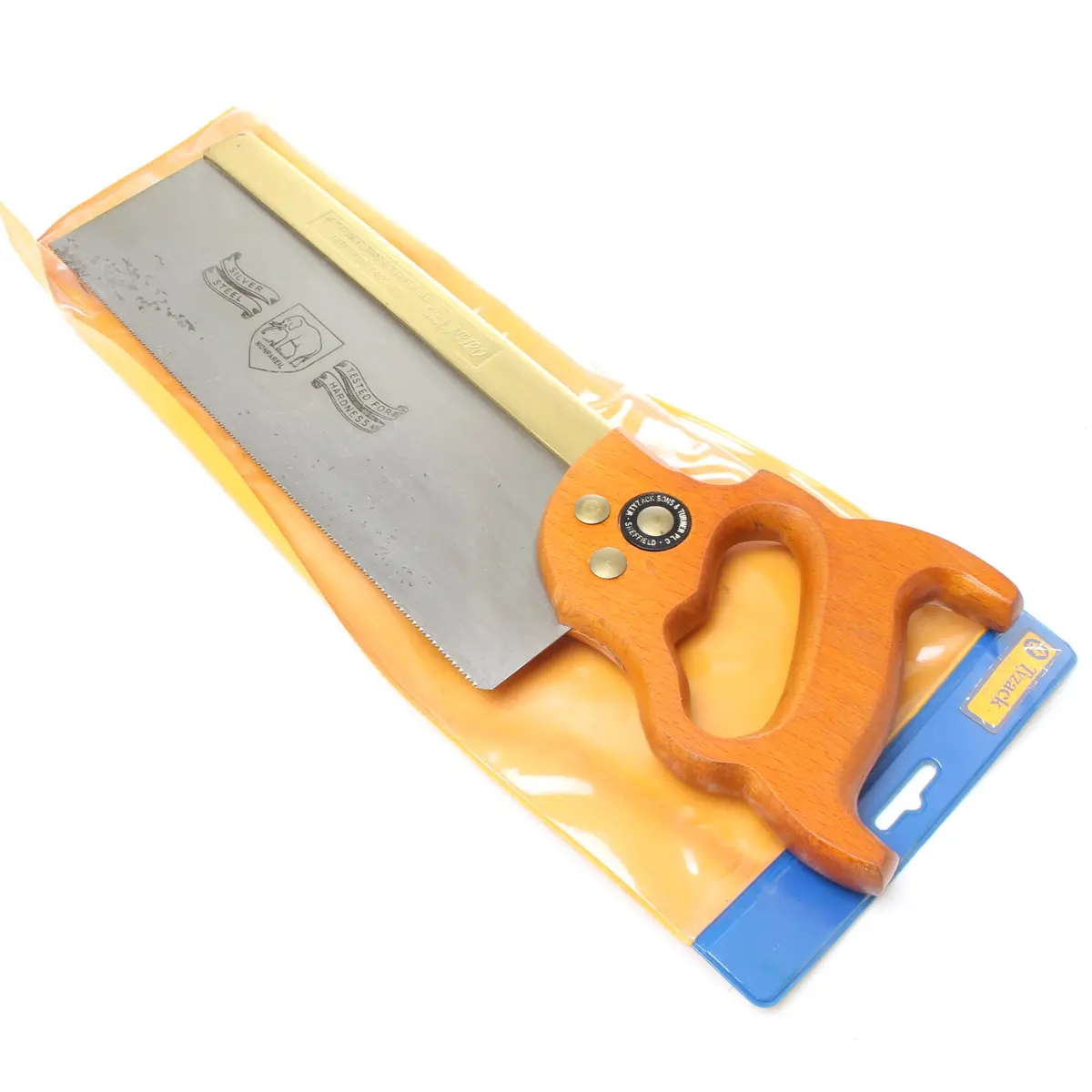 Sold - Tyzack Brass Back Tenon Saw No. 120 - 15Tpi - 12" (Beech) 1