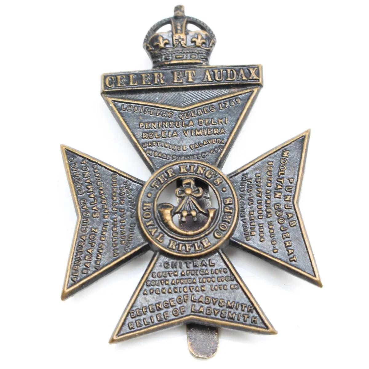 The Kings Royal Rifle Corps Cap Badge 1