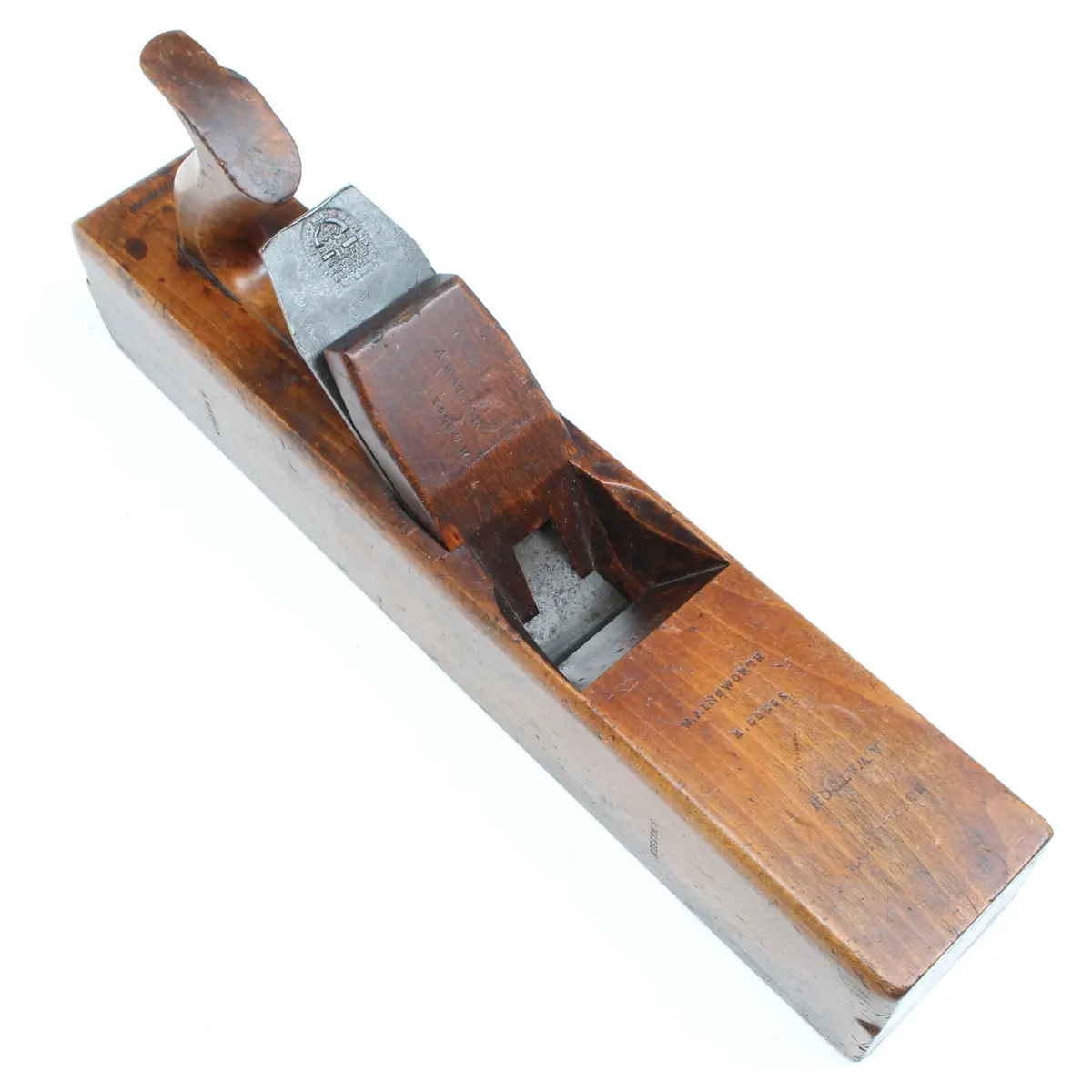 Old Underwood Wooden Jack Plane - 16 1/2" (Beech) 1