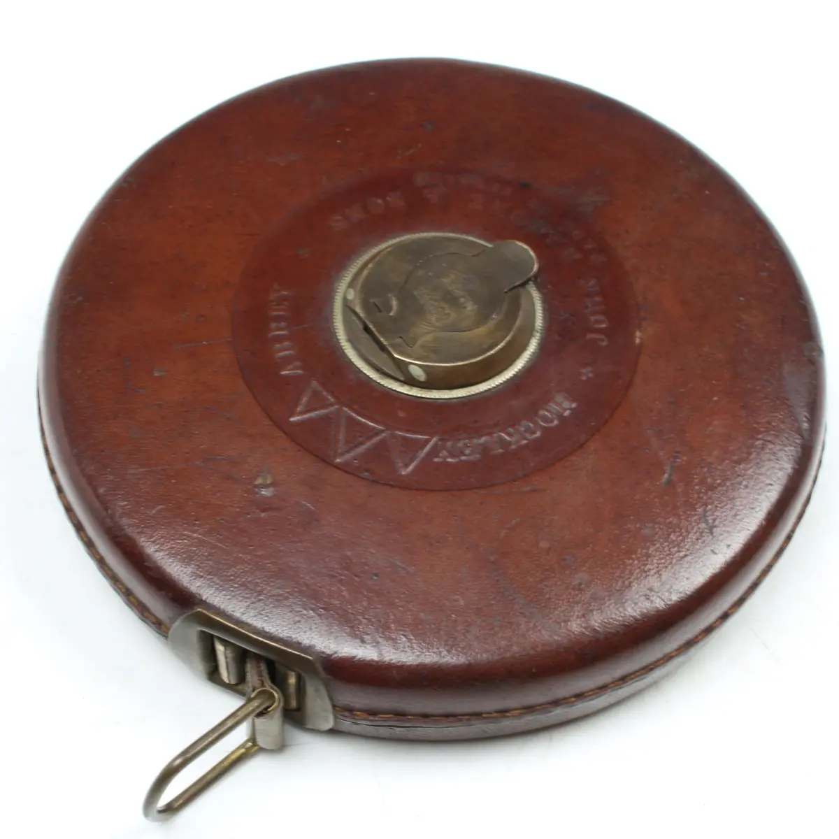 Sold - Hockley Abbey John Rabone Tape Measure No. 251 - 100Ft 1