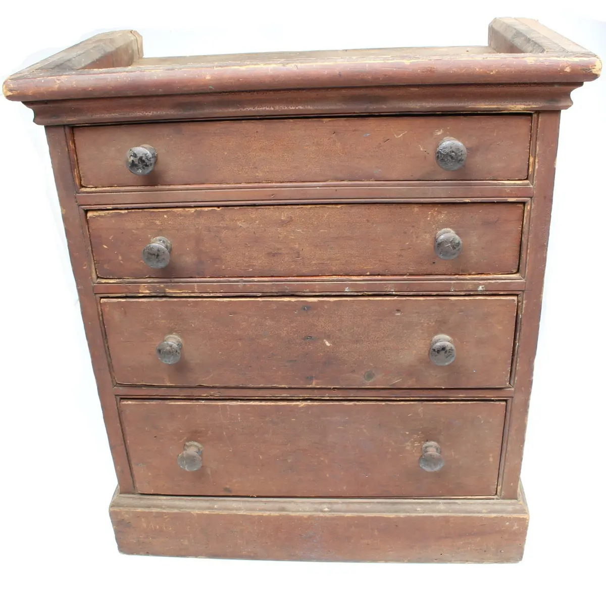 Old Rustic Small Collectors Drawers Unit - Uk Only 1