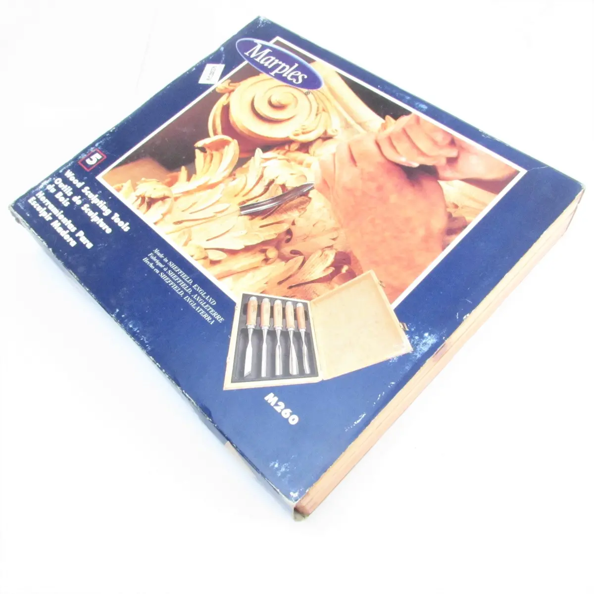 Sold - Marples Wood Carving Sculpture Set (Beech) 2