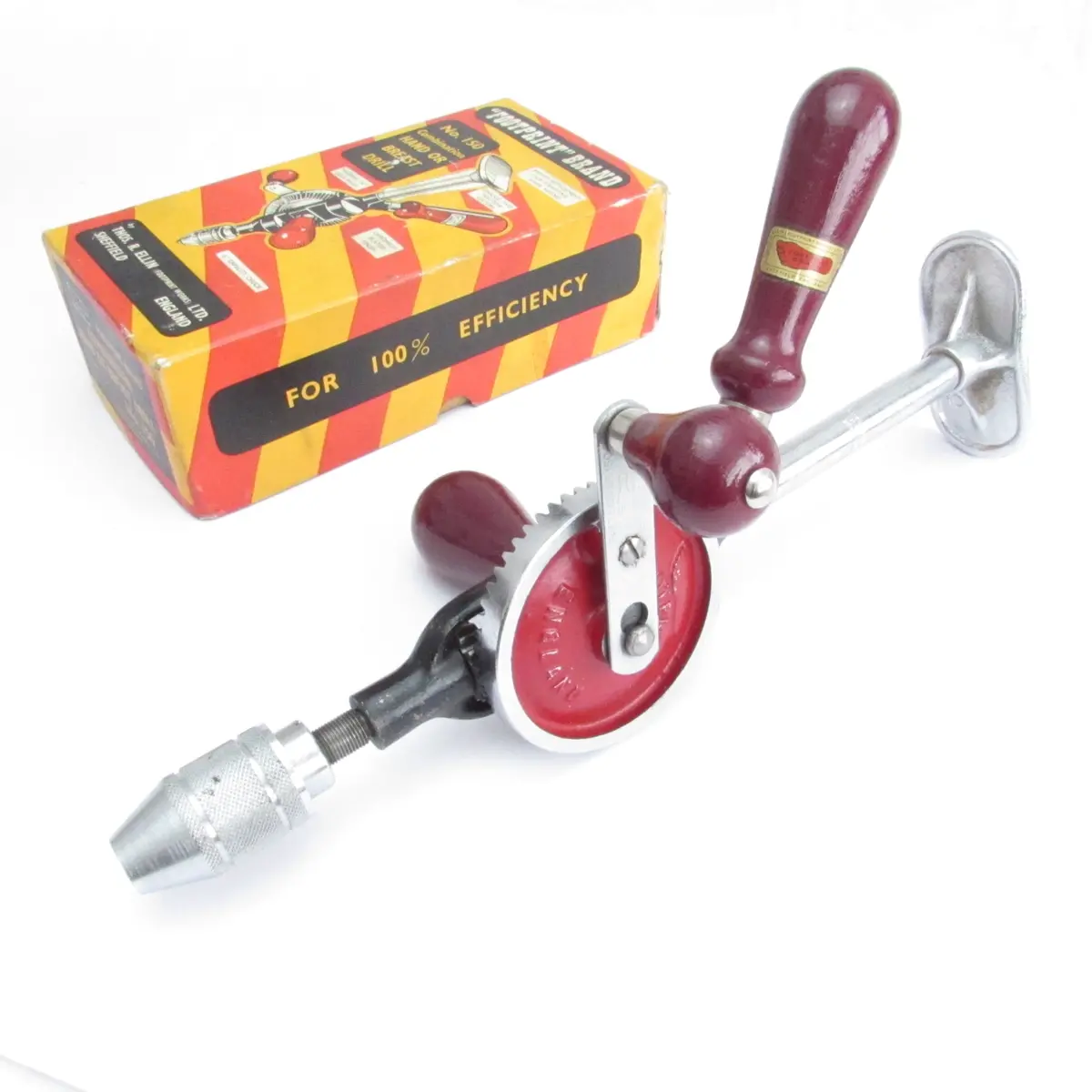 Sold - Footprint Hand Drill No. 150 1
