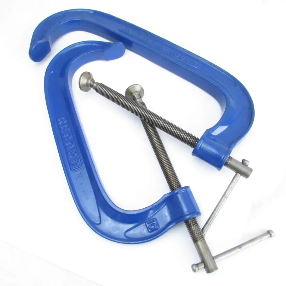 Sold - 2X Record Heavy Duty G Clamps - 10 Inch 1