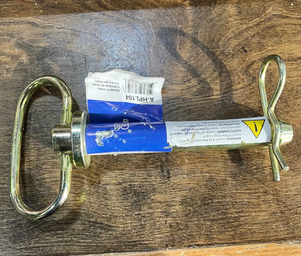A&I Hitch Pin, Part #Hpl104 1