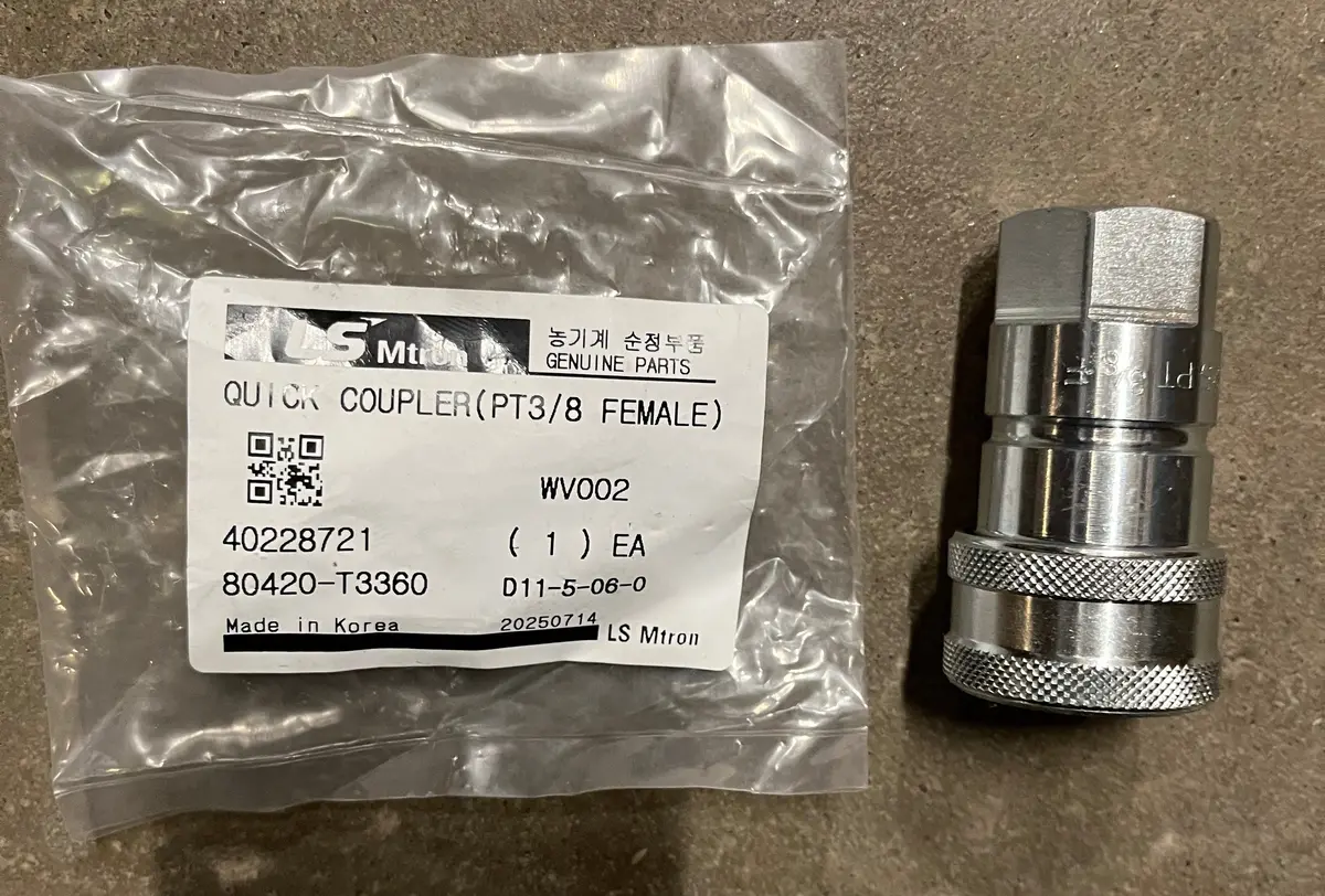 Ls Tractor Coupler Female, 40228721 1