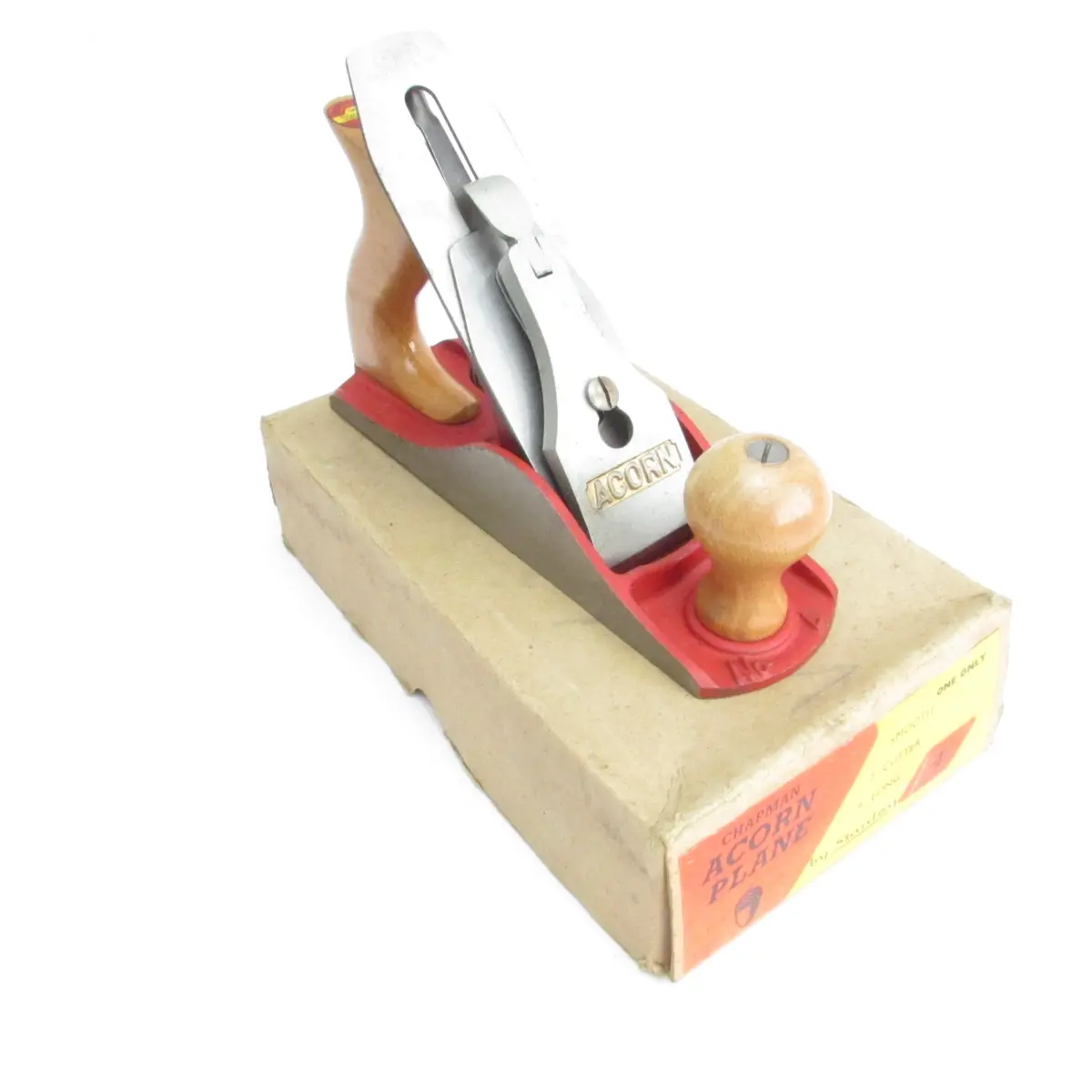 Sold - Stanley Acorn Smoothing Plane - No. 4 (Beech) 1