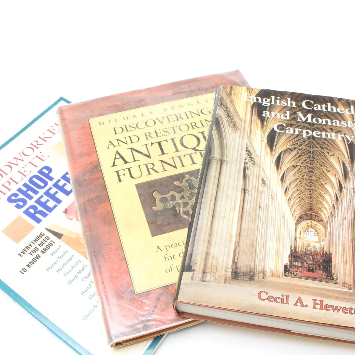 3X Old Furniture Restoration And Woodwork Books 1