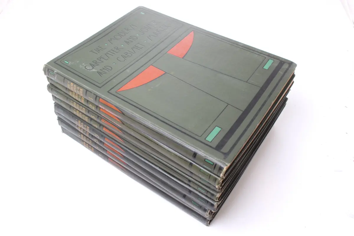 Sold - The Modern Carpenter And Joiner And Cabinet Maker – Lister Sutcliffe – Vols 1-8 1