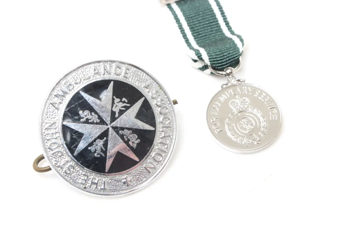 Ambulance And Exemplary Service Badge / Medal 2