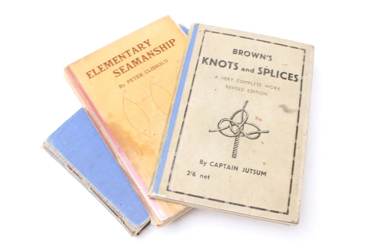 3X Old Navy Ships, Seamanship And Knots Books 1