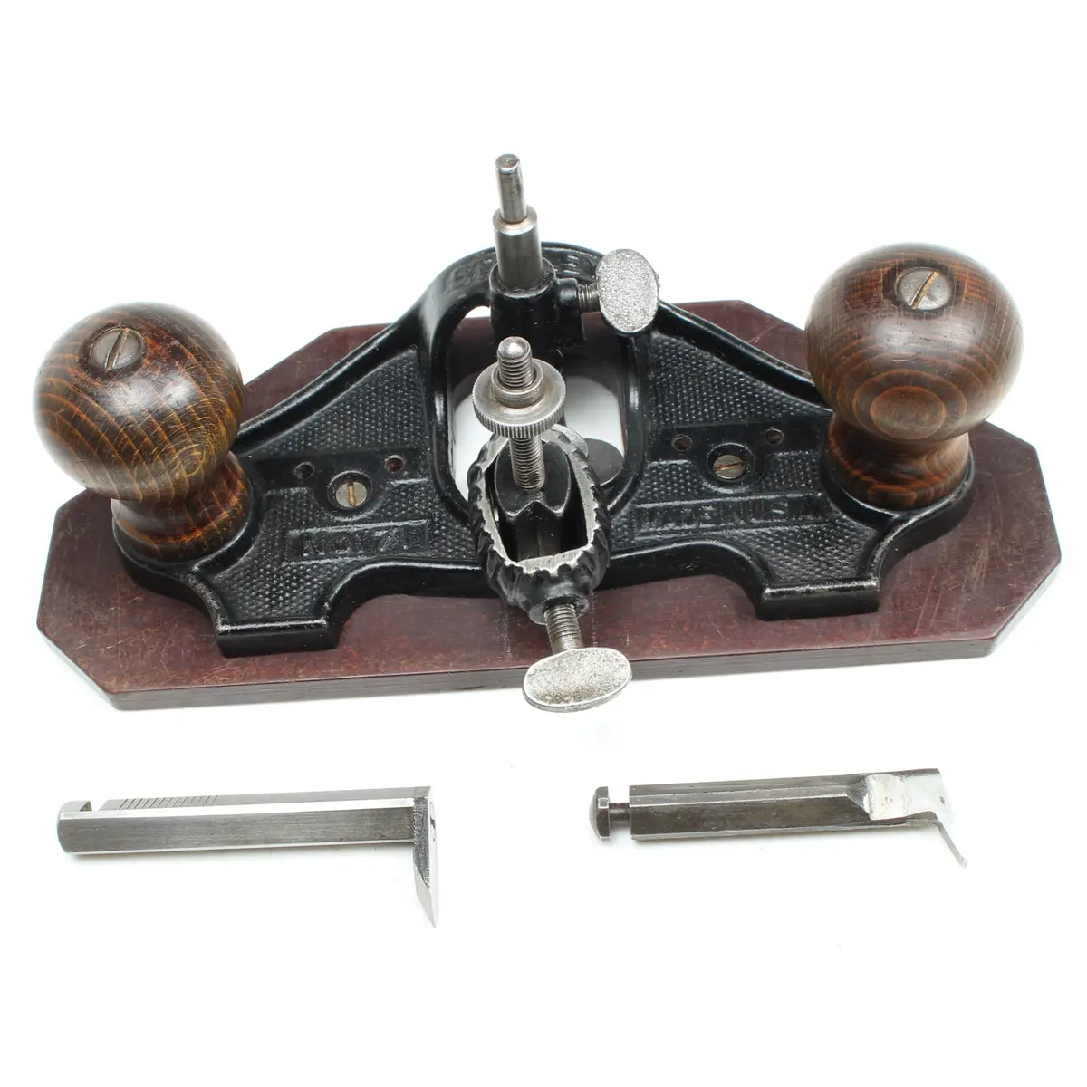 Old Stanley 71 Hand Router Plane (Usa) (Beech) 1