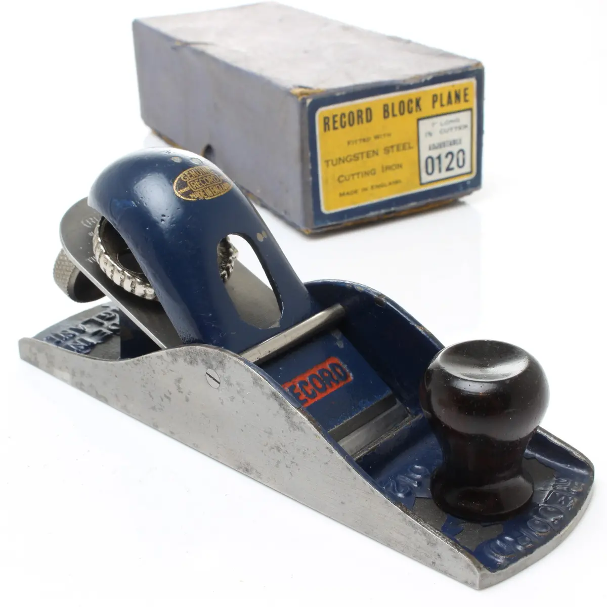 Sold - Record Block Plane No. 0120 - England, Wales, Scotland Only 1