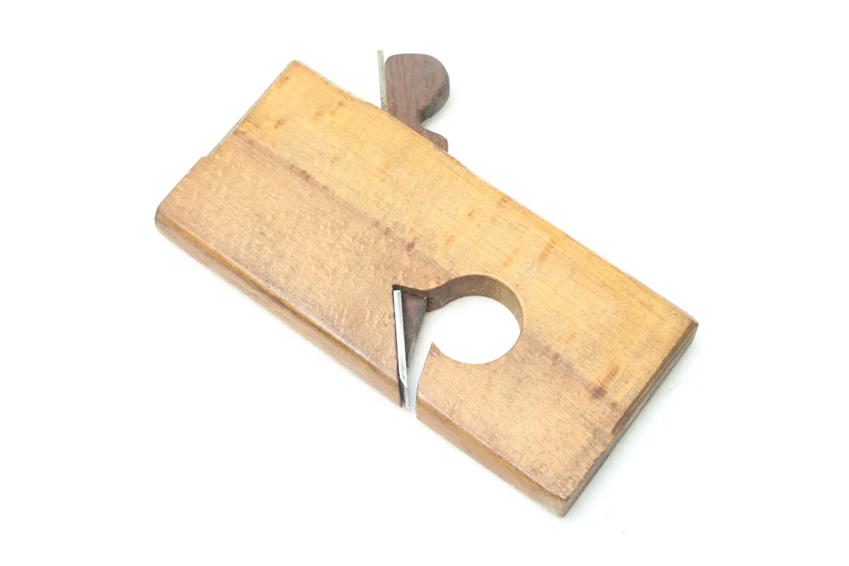 Small Rebate Round Plane (Beech) 1