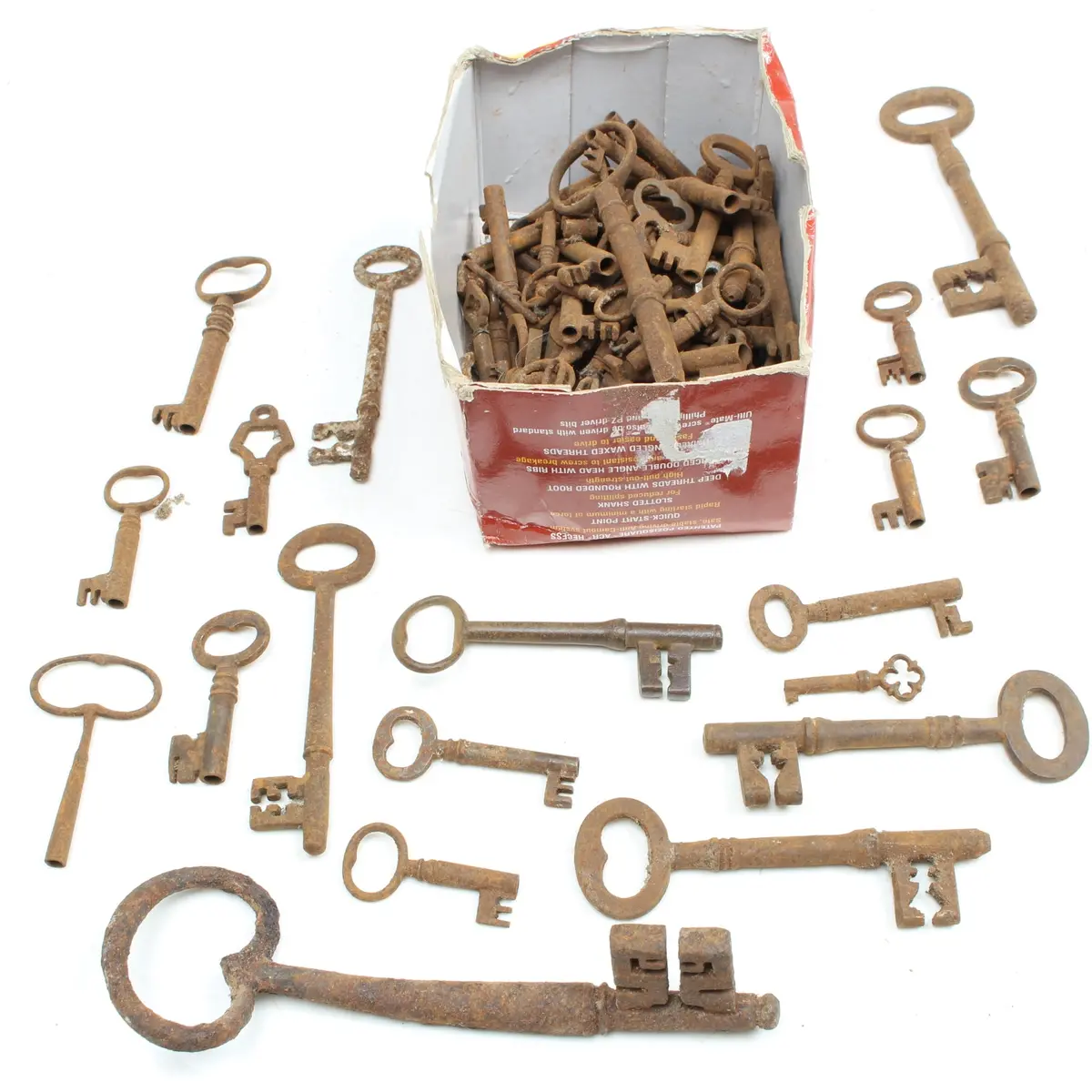 Collection Of Old Rusty Keys 1