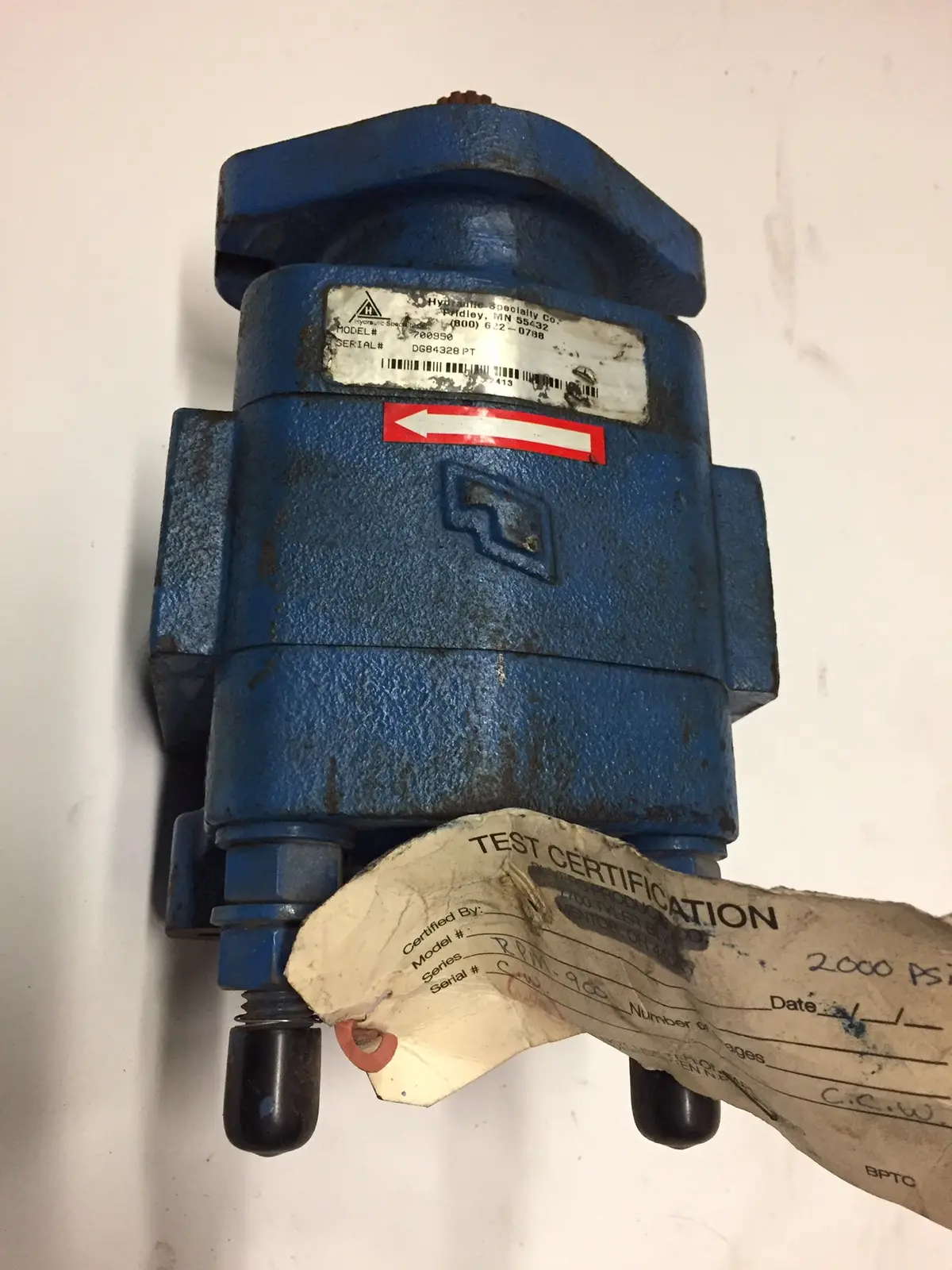 Cummins Isl-G Hydraulic Gear Pump Model 700950 1