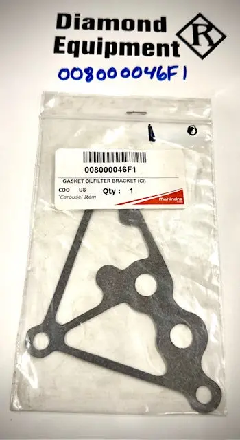 Mahindra Oil Filter Bracket Gasket, 008000046F1 1