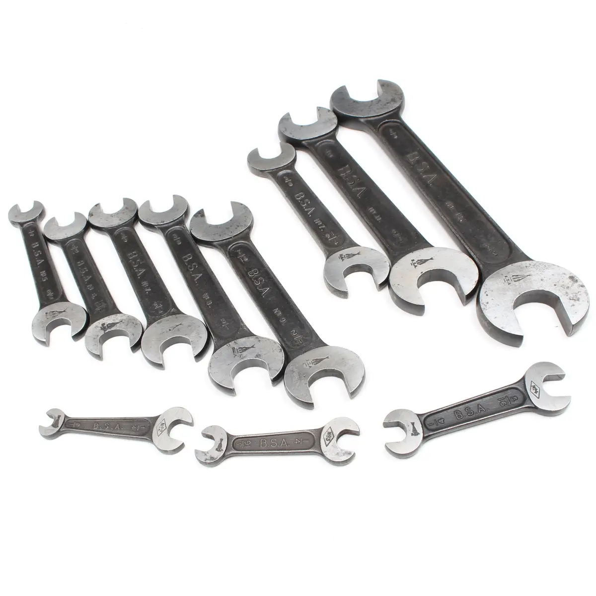 11X Old Three Rifles Bsa Bentley Spanners 1