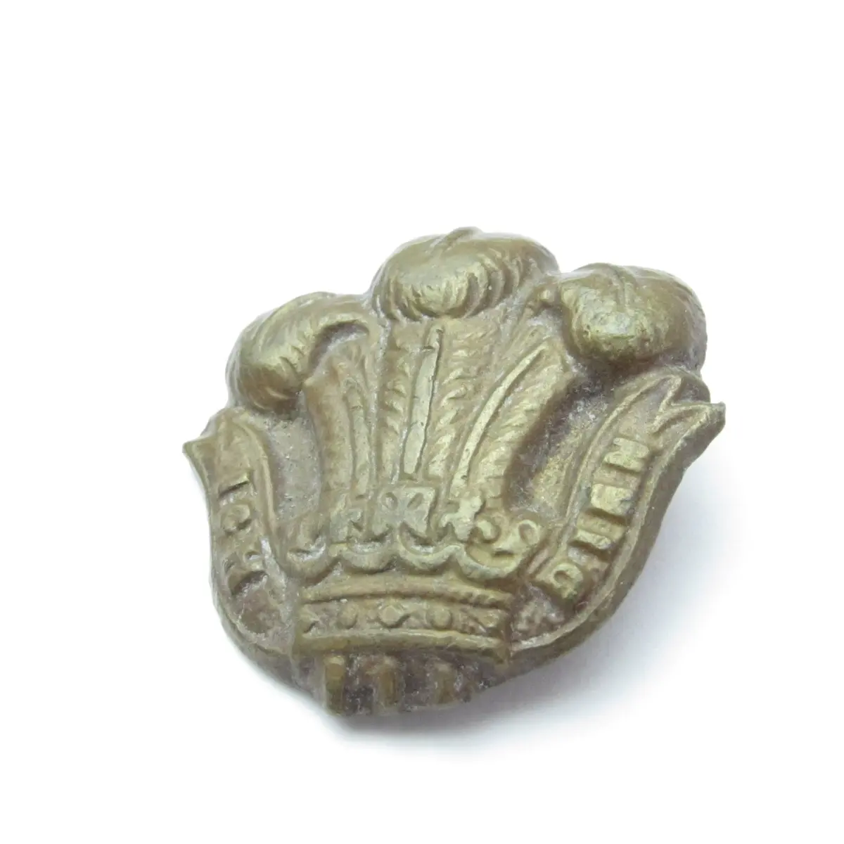 Old Ich Dien Military Badge 1