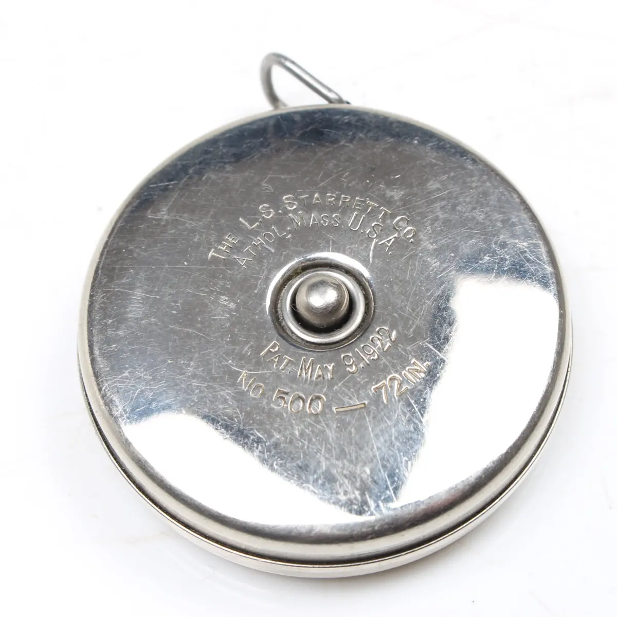 Sold - Old Small Starrett Tape Measure No 500 - 72In (Usa) 1