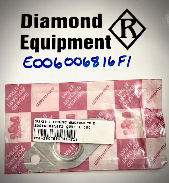 Mahindra Tractor Gasket (Exhaust Manifold To Egr Pipe), E006006816f1 1