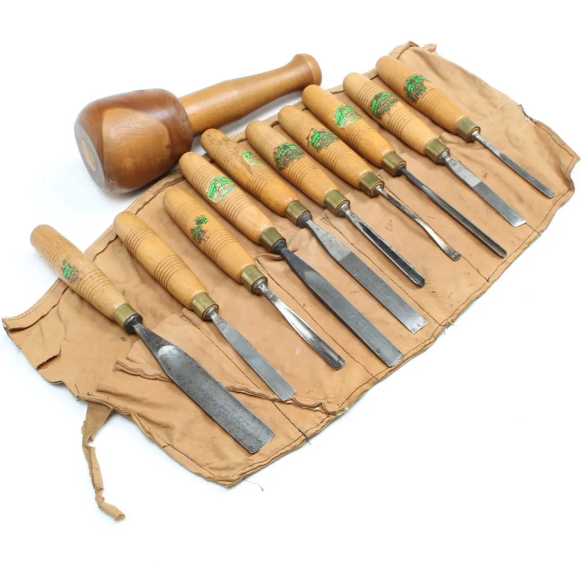 Sold - Henry Taylor Wood Carving Tools Set 1
