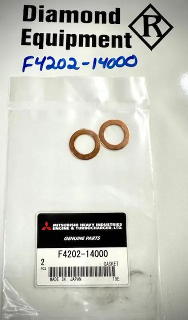 Mahindra / Mitsubishi Copper Washer Gasket, F420214000 1