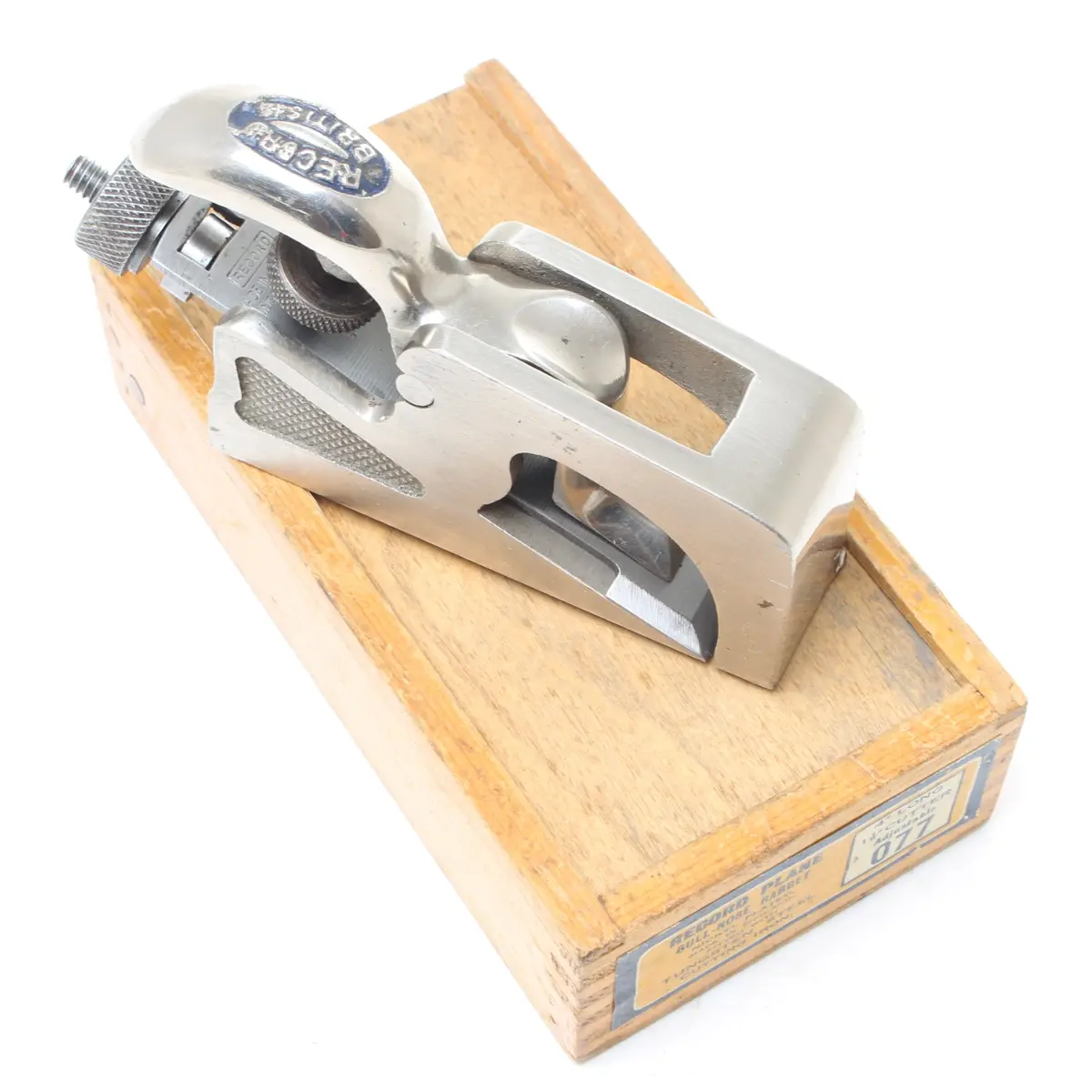 Sold - Record Bullnose Plane No. 077 1