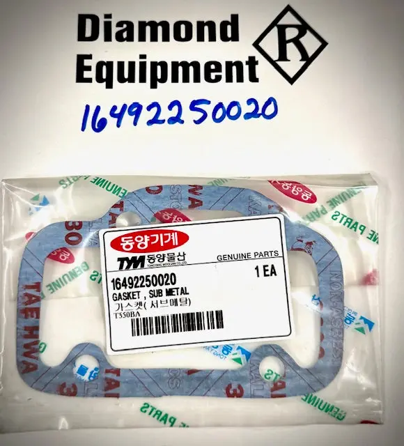 Tym Sub Metal Gasket, 16492250020 1