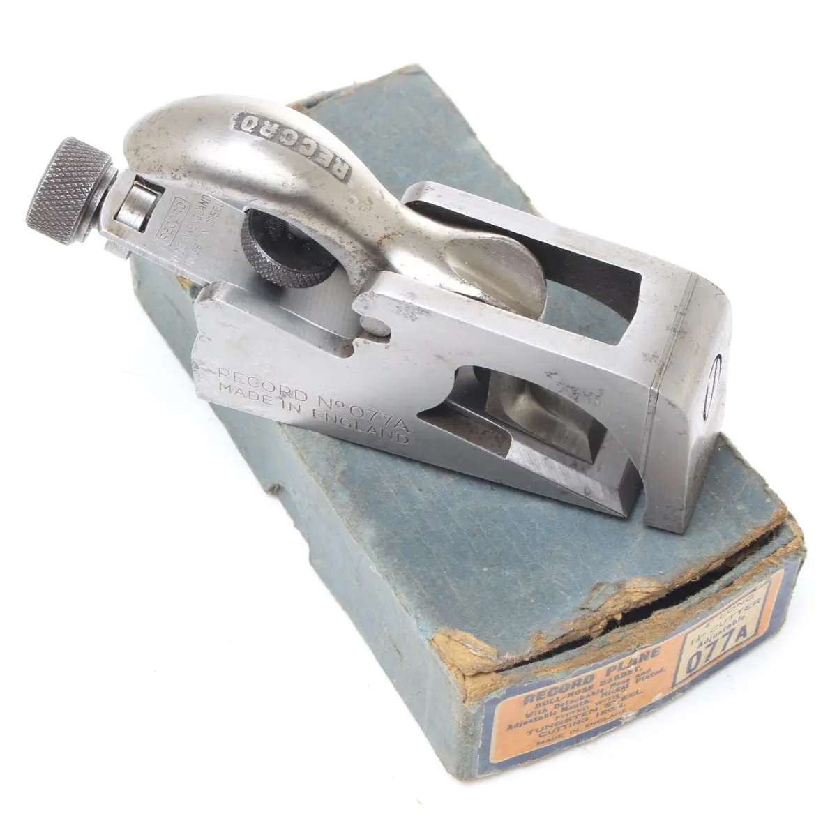 Sold - Record Bullnose Plane No. 077A 1