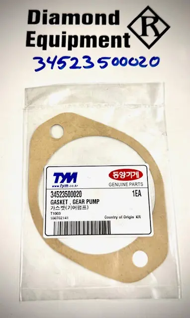 Tym Gear Pump Gasket, 34523500020 1