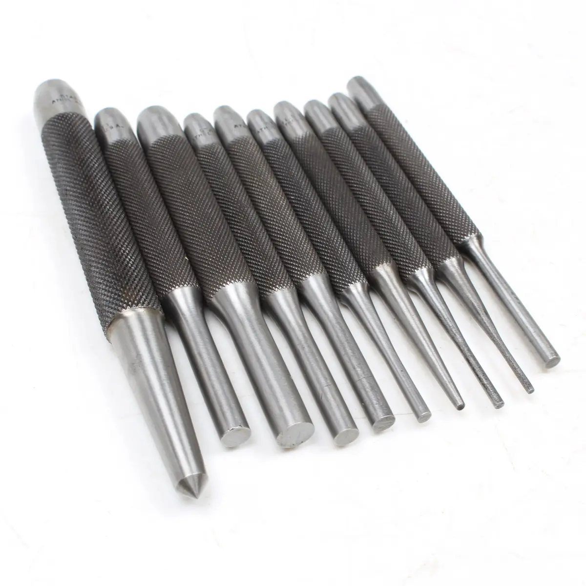 Sold - 10X Old Starrett Punches (Usa) 1
