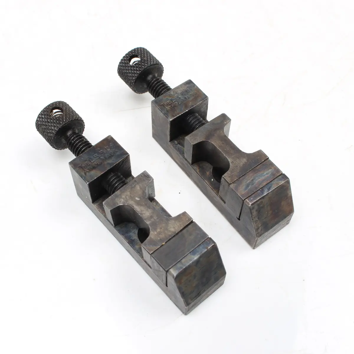Sold - 2X Old Very Small Starrett Vices (Usa) 1