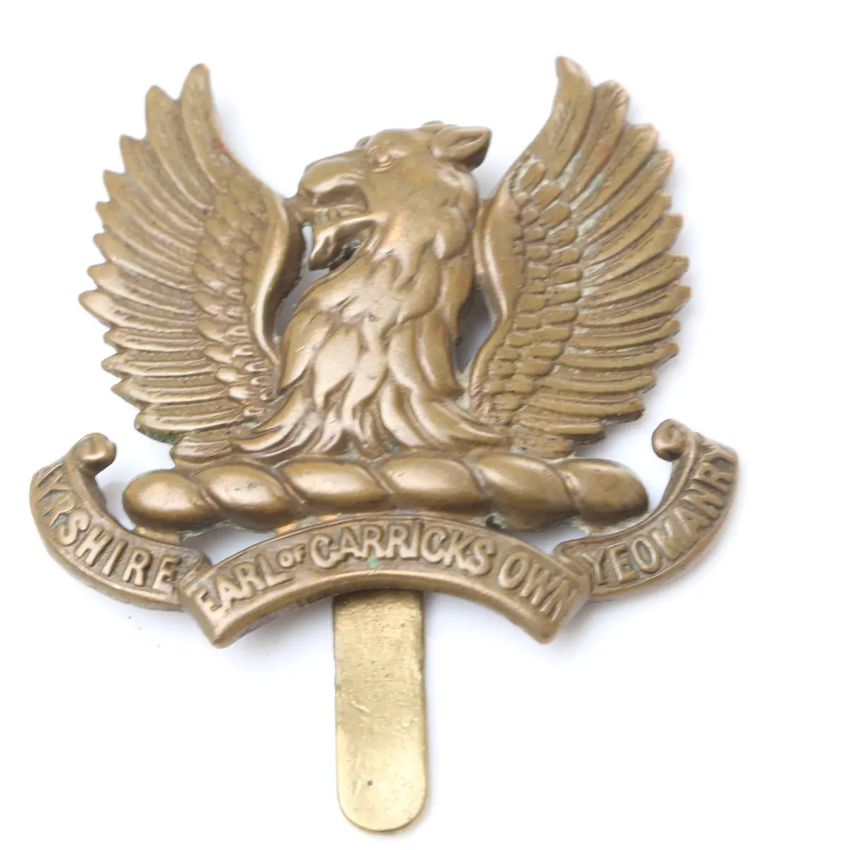 Ayrshire Earl Of Carricks Own Yeomanry Cap Badge 1
