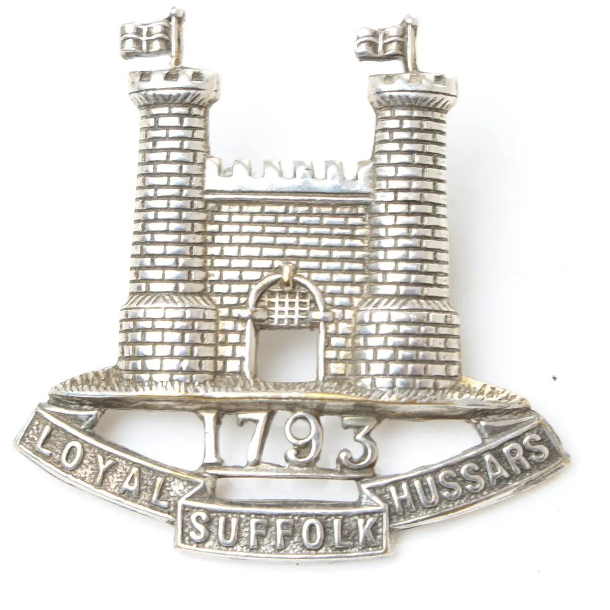 Sold - Loyal Suffolk Hussars Cap Badge 1
