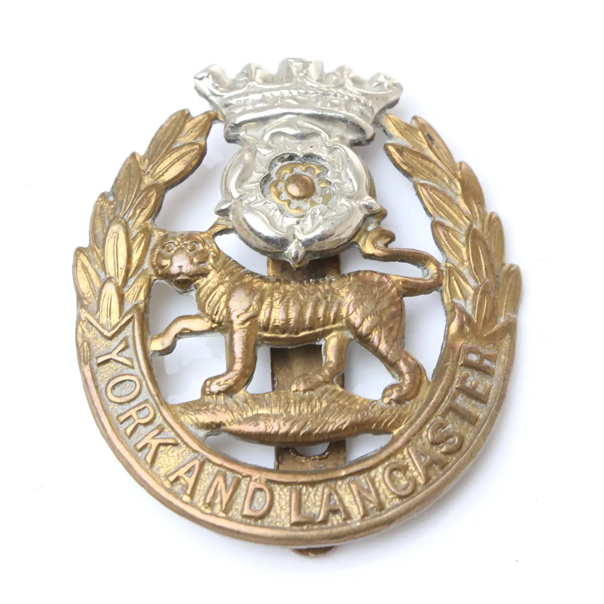Sold - Old York And Lancaster Cap Badge 1