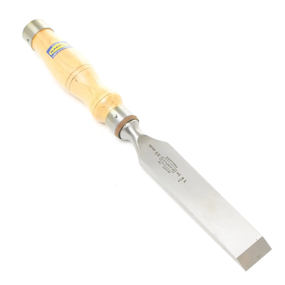 Sold - Old Marples Mortice Chisel - 1 1/4" (Ash) 1