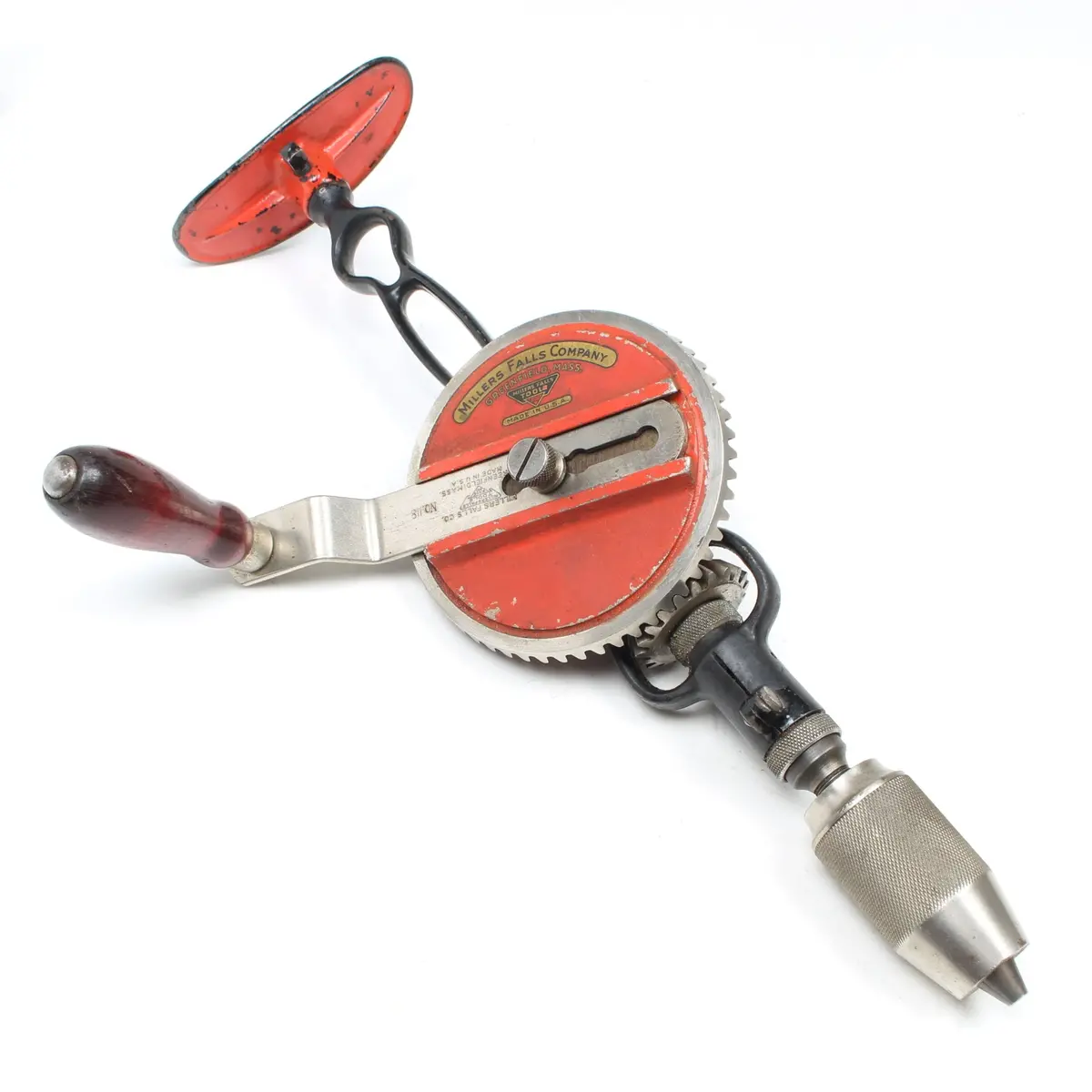 Sold - Old Millers Falls Hand Breast Drill No. 118 (Usa) 1