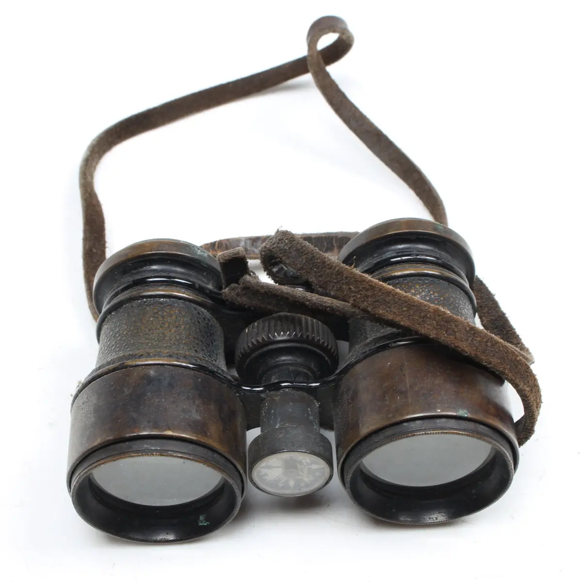 Old W.Bushnell Military Binoculars With Compass (Display) 1