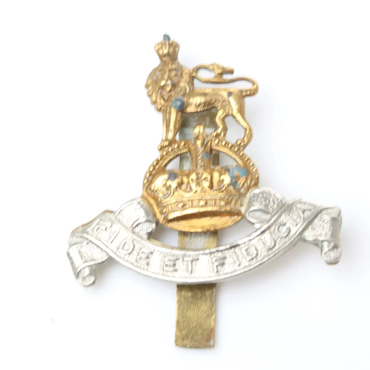 Fide Et Fiducia Cap Badge 1